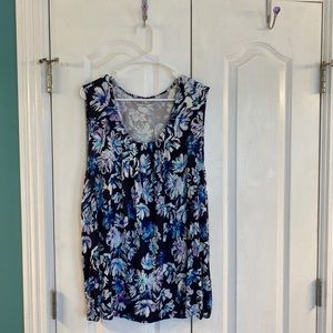 3x Croft & Barrow Floral sleeveless top